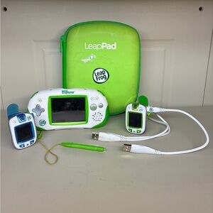 LeapFrog Leapster Explorer Learning Game System Handheld & Leap Band Watches